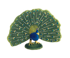 Bullyland 63374 peacock 10 cm Birds