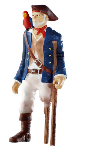 Bullyland 56410 Pirate with wooden leg 10 cm Pirates