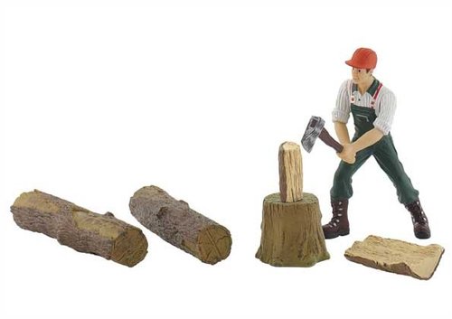 Bullyland 64050 Woodcutter-Set (forestry worker with axe) Forest