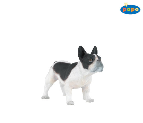 Papo 54006 Französische Bulldogge schwarz-weiß 7,5 Hunde und Katzen