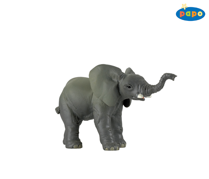 Papo 50225 Junger Elefant 9 cm Wildtiere 