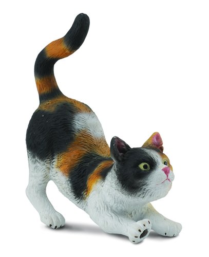 Collecta 88491 houe cat stretching (3-colored) 6 cm Dogs and Cats
