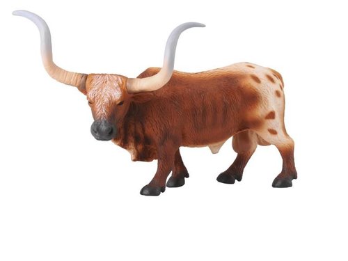 Collecta 88380 Texas Longhorn Bulle 15 cm Bauernhoftiere