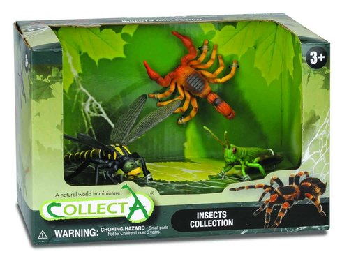 Collecta 89136 Skorpion Grashüpfer Libelle Insekten in Geschenkverpackung