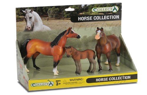 Collecta 88114 Pferde Set 3 Pferde  Nr. 2 in einer Geschenkverpackung