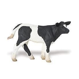 Safari Ltd 232729 Holsteinkalb (schwarz-weiß) 8 cm Serie Bauernhof