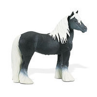 Safari Ltd 150305 Gypsy Vanner Stallion  11 cm Series Horses