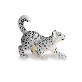 Safari Ltd 237629 Snowleopard baby 6 cm Series Wild Animals