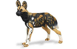Safari Ltd 239729 African Wilddog 9 cm Series Wild Animals