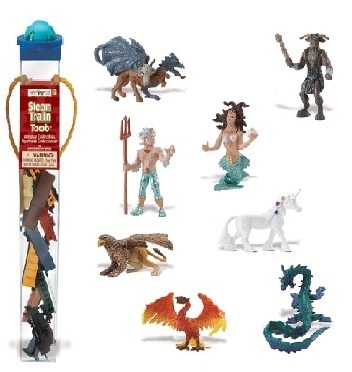 Safari Ltd 689904 Mythology (8 mini figures) Series Tubos-Tube