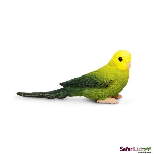 Safari Ltd 150429 Green Budgie 9 cm Series Wings of the Earth