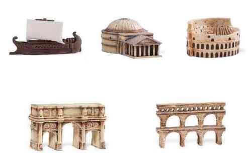 Historische Sammlung Aquädukt Triumpfbogen Galeere Ruhmeshalle Colosseum Safari