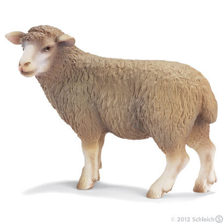 Schleich 13283 sheep (standing) 9 cm Series Farm