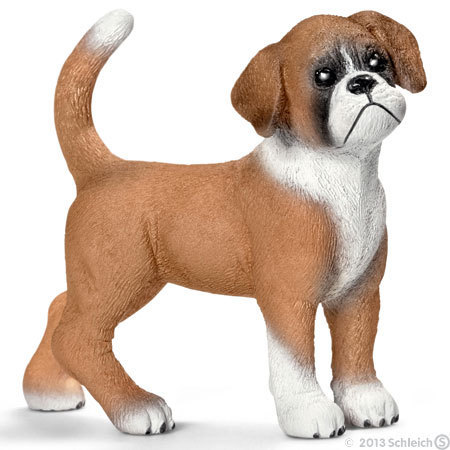 Schleich 16391 boxer whelp (dog) 4 cm Series Dogs and Cats