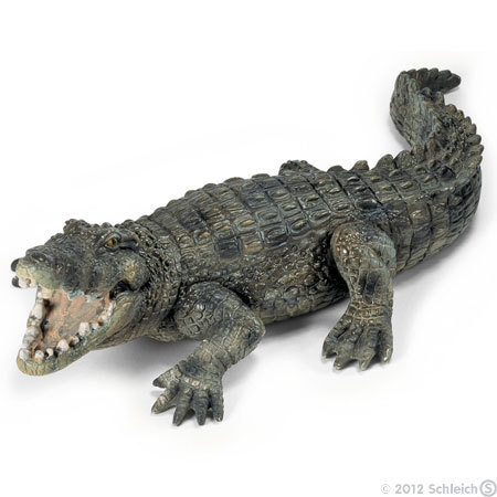 Schleich 14378 Krokodil 15 cm Serie Wildtiere / Wasserwelt