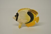 Maia and Borges 17001 Striped butterfly fish 8 cm series tropical fish