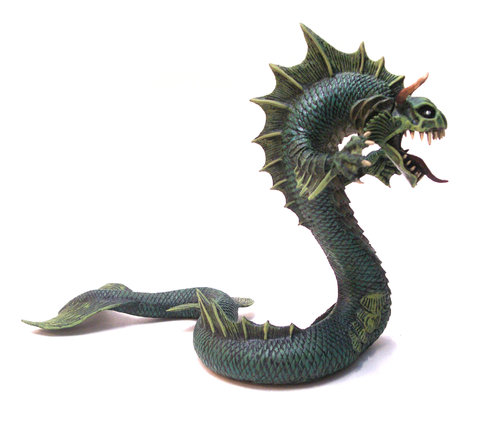 Plastoy 60238 sea monster (green) 20 cm Series Dragon
