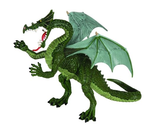 Plastoy 60445 the big dragon (green) 18 cm Series Dragon