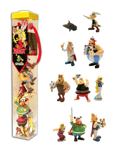 Plastoy 70357 Asterix 10 Minifiguren  Serie Tubos-Röhren
