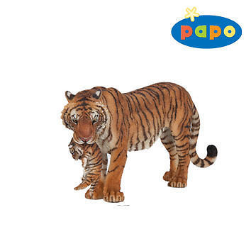 Tigerin mit Jungem Wildtiere Papo 50118 
