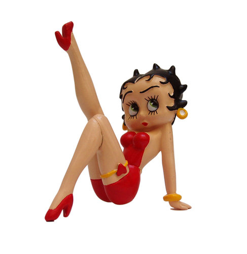 Plastoy 61909 Betty Boop mit hochgestrecktem Bein 7 cm