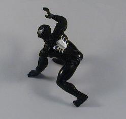 Yolanda 96016 Spiderman black kneeling 7 cm series superhero Marvel
