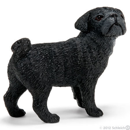 Schleich 16382 pug-dog (female) 4 cm Series Dogs and Cats