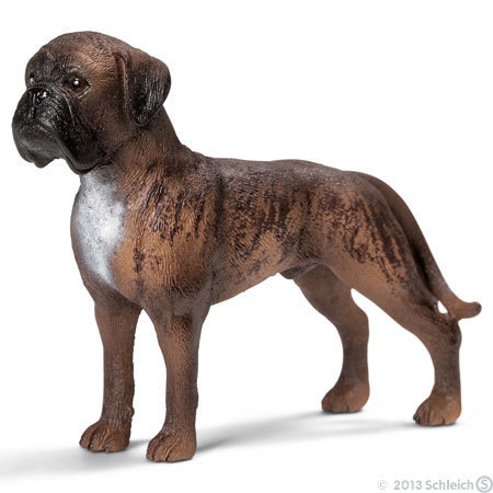 Schleich 16389 boxer (male dog) 7 cm Series Dogs and Cats