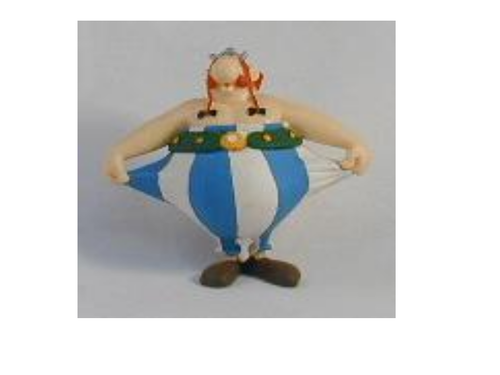 Plastoy 60559 Obelix zieht seine Hose Asterix und Obelix