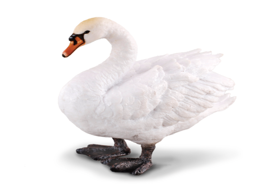 Collecta 88211 white swan 8 cm Wild Animals