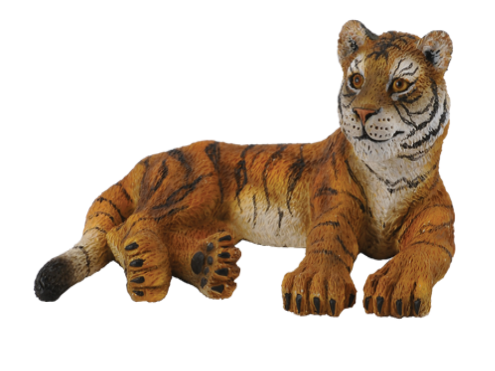 Collecta 88412 Tigerjunges liegend 5 cm Wildtiere 