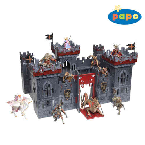 Papo 60052 Burg der Mutanten schwarz Fantasy Gebäude