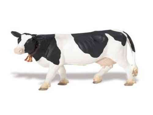 Safari Ltd 232629 Holstein Cow (black/white) 13 cm Series Farmland