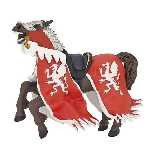 Papo 39388 Horse from dragon-king (red) 11 cm Knight and Castle