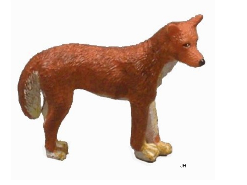 Animals of Australia 75380 dingo dog  5,5 cm