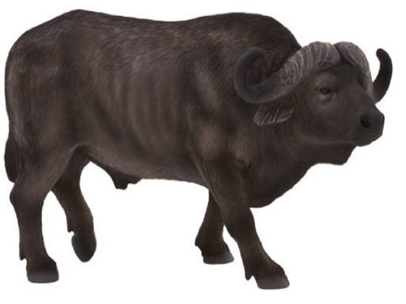 Mojo 387111 Afrikanischer Büffel (Kaffernbüffel) 13 cm Wildtiere