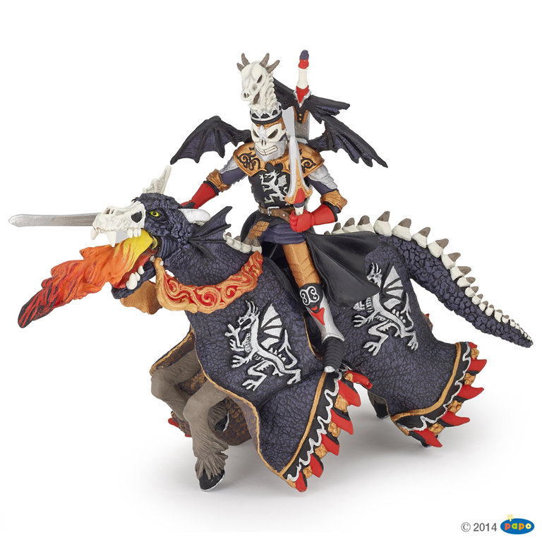 Papo 36000 dragon knight + horse 17 cm Fantasy