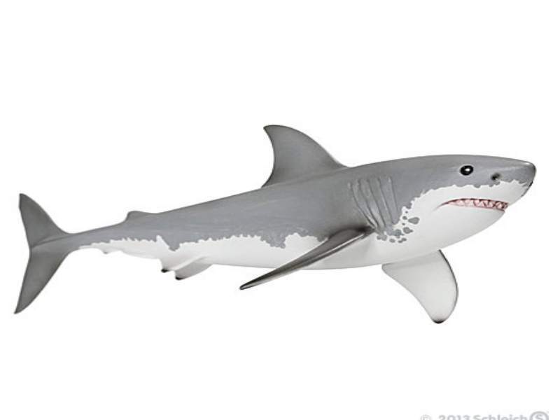 Schleich 14700 white shark 16 cm Series Water Animals