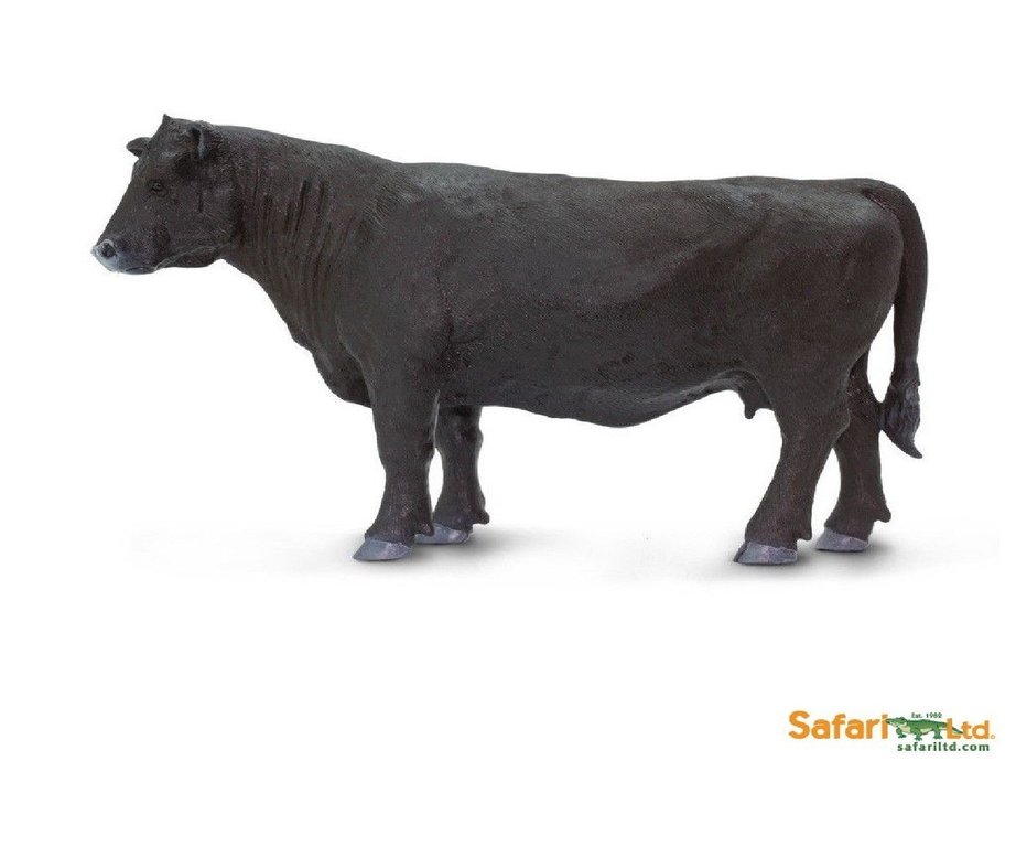 Safari Ltd 160829 Black Angus 12 cm Serie Bauernhof