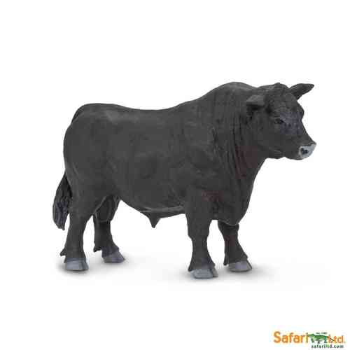 Safari Ltd 160729 Angus Bull 12 cm Series Farmland