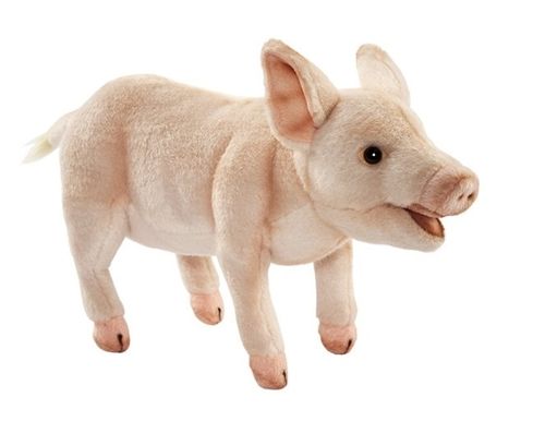 Hansa Toy 6290 Schwein stehend 30 cm Kuscheltier Plüschtier