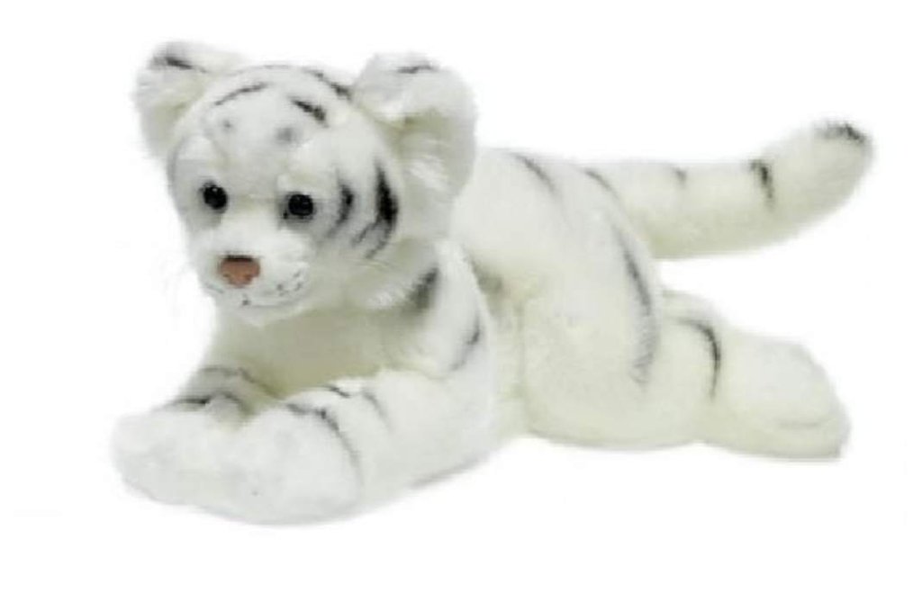 WWF 15801B Weißer Tiger liegend 33 cm Kuscheltier Plüsch