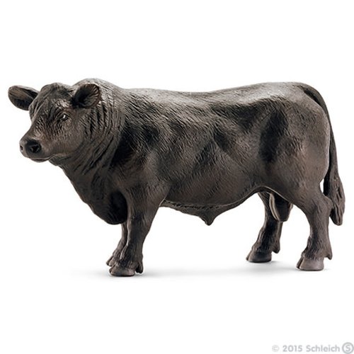 Schleich 13766 black angus bull 13 cm Series Farm