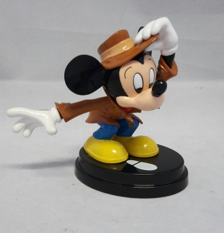 Micky Maus als Detektiv 11 cm Walt Disney Dekofigur mit Podest DIS939
