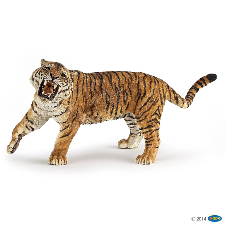 Papo 50156 Wildtiere Liegende säugende Tigerin 