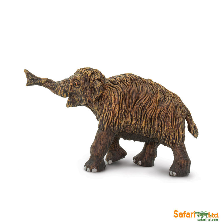 Safari Ltd 280029 Wollhaarmammutbaby 10 cm Serie Dinosaurier