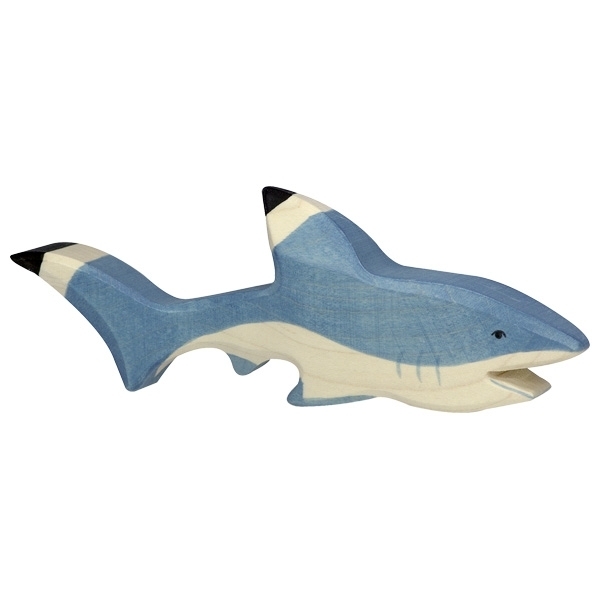 Holztiger 80200 shark 20 cm Wood Figure Series Water World