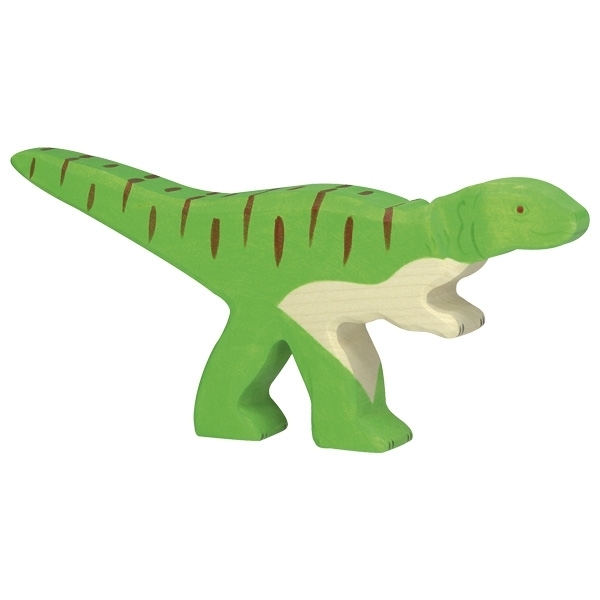 Holztiger 80333 Allosaurus 20 cm Holzfiguren Serie Dinowelt