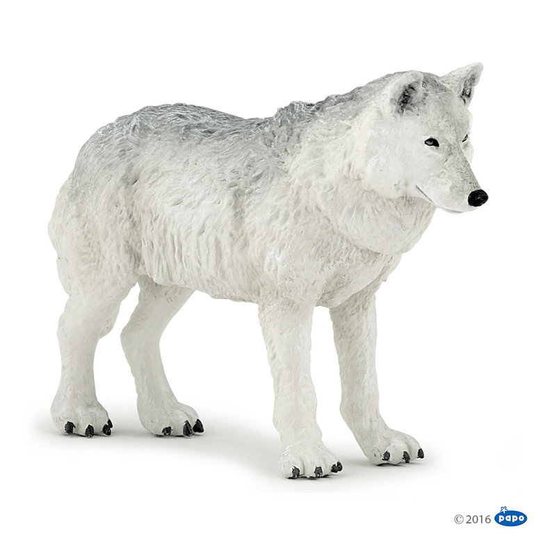 Papo 50195 Polarwolf 10 cm Wildtiere