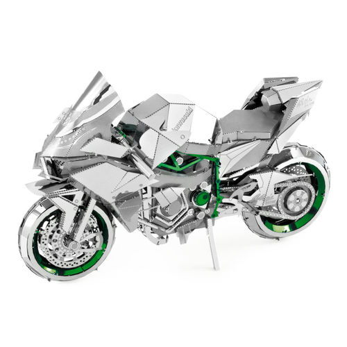 Metal Earth 1321 Kawasaki Ninja Green 50 Teile 3D-Metall-Bausatz ICONX